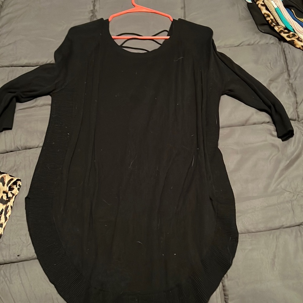 Express open back sweater